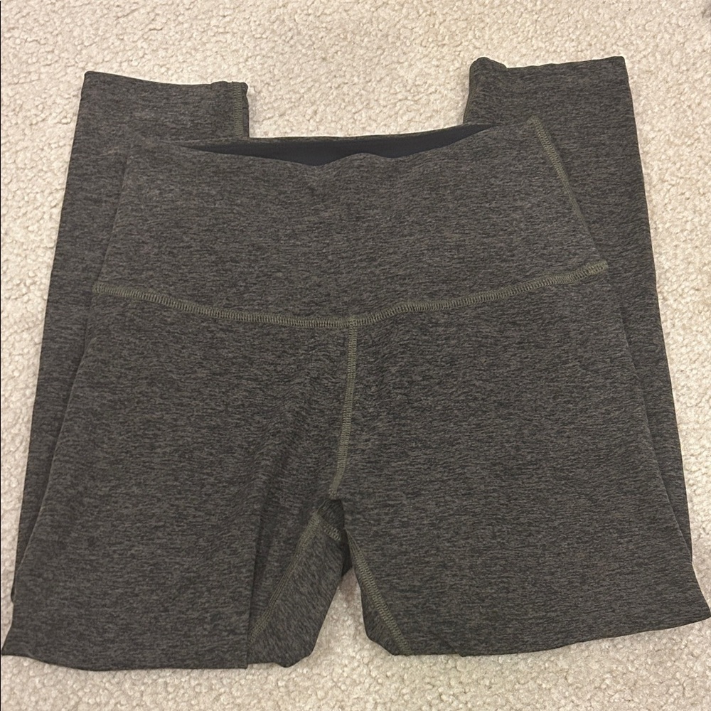 Beyond Yoga Green Space Dye Cropped Leggings